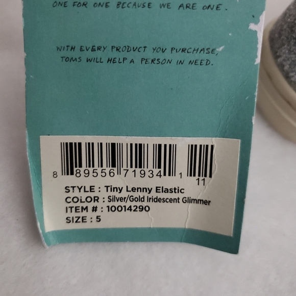TOMS Lenny Elastic Tiny Girl's - Picture 7 of 8